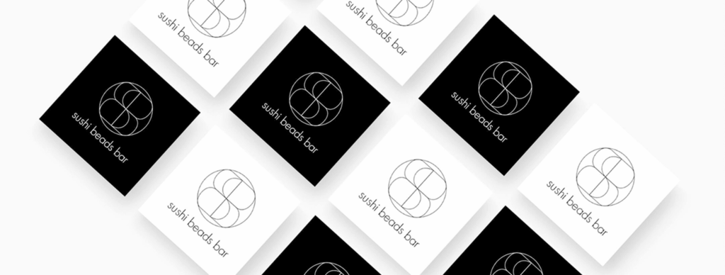 画像：プロジェクト sushi beads bar様 ロゴ のデザイン